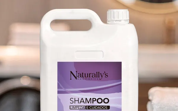 Galão de 5 litros Naturallys para refil de dispenser
